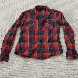 Ralph Lauren blue label snap button up